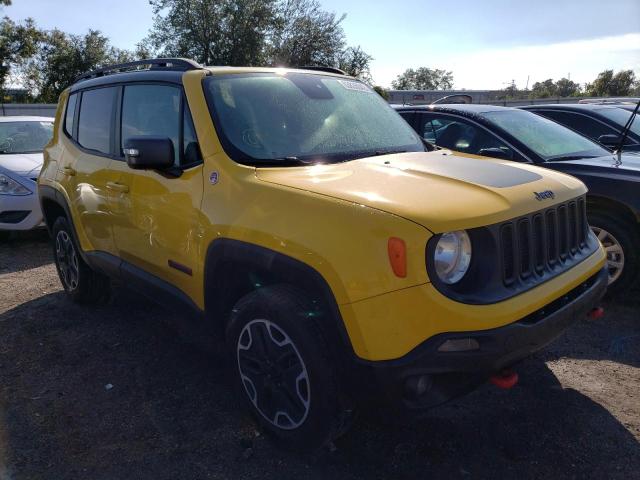 ZACCJBCB2HPE65386 - 2017 JEEP RENEGADE T YELLOW photo 1