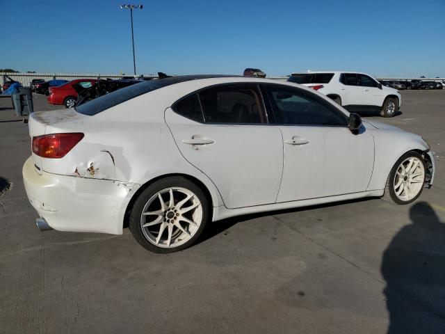 JTHBK262472051585 - 2007 LEXUS IS 250 WHITE photo 9