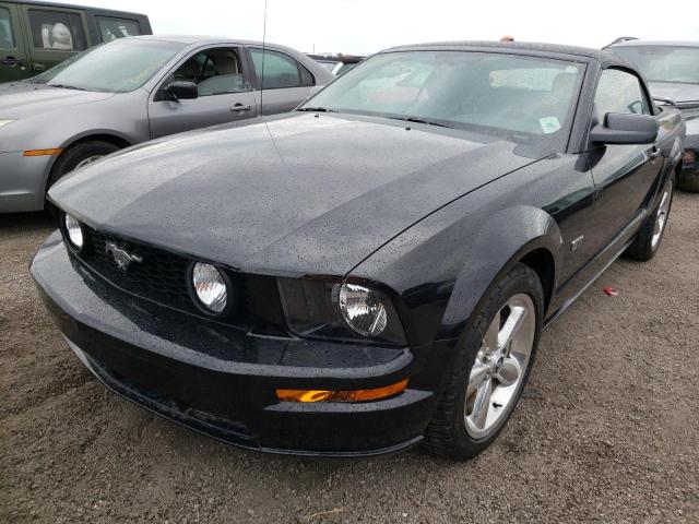 1ZVFT85H665150850 - 2006 FORD MUSTANG GT BLACK photo 2