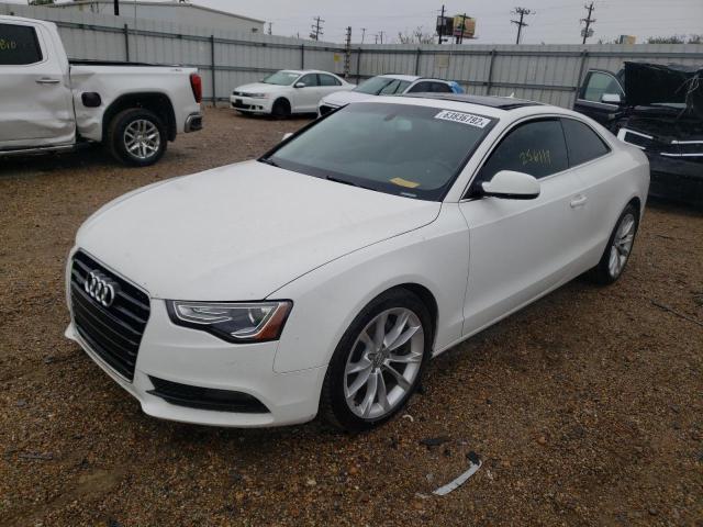 WAUCFAFR9DA001992 - 2013 AUDI A5 PREMIUM WHITE photo 2