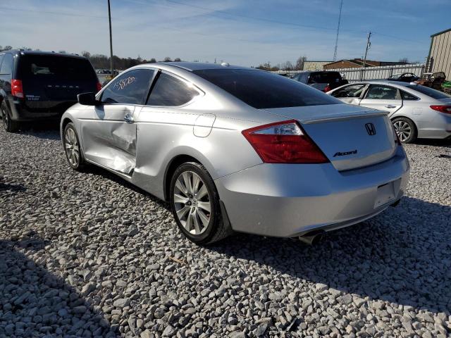 1HGCS2B81AA000947 - 2010 HONDA ACCORD EXL SILVER photo 3