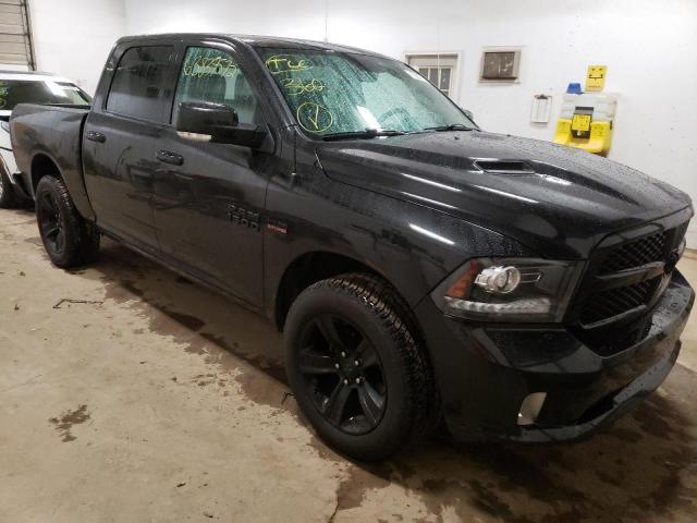 1C6RR7MT4HS631402 - 2017 RAM 1500 SPORT BLACK photo 1