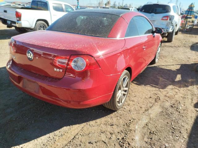 WVWFA71FX8V006745 - 2008 VOLKSWAGEN EOS LUX Красный фото 4