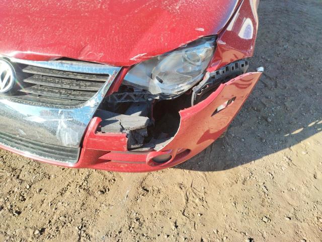 WVWFA71FX8V006745 - 2008 VOLKSWAGEN EOS LUX Красный фото 9