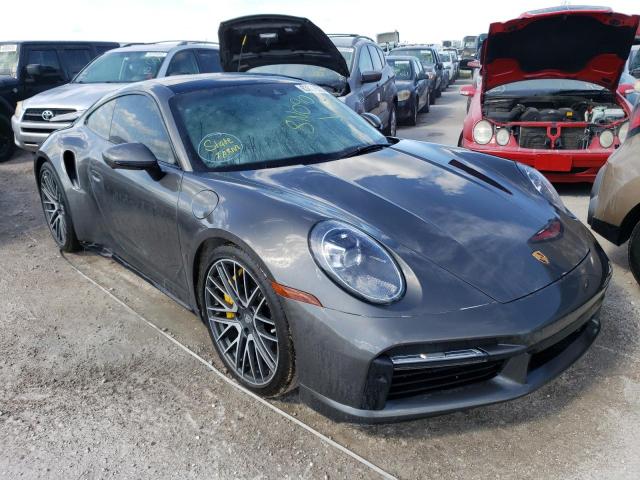 WP0AD2A9XNS254361 - 2022 PORSCHE 911 TURBO GRAY photo 1