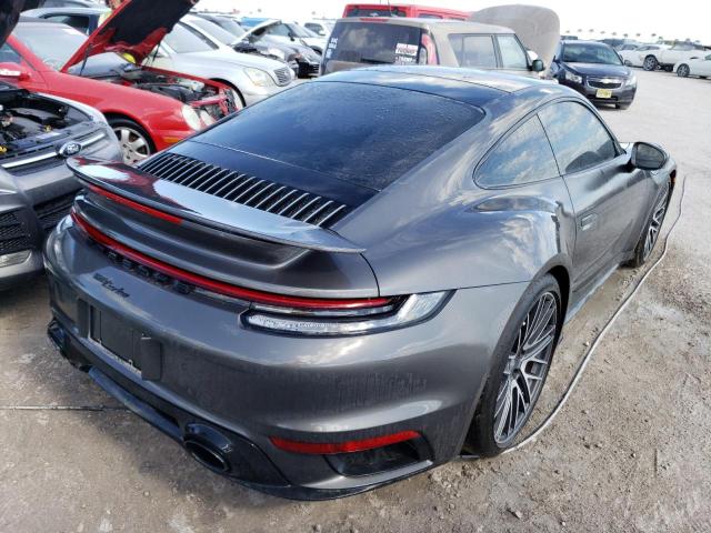 WP0AD2A9XNS254361 - 2022 PORSCHE 911 TURBO GRAY photo 4