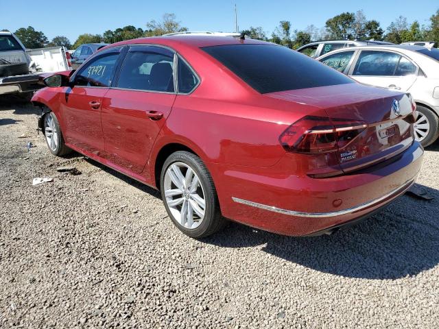 1VWLA7A36KC000577 - 2019 VOLKSWAGEN PASSAT WOL RED photo 3