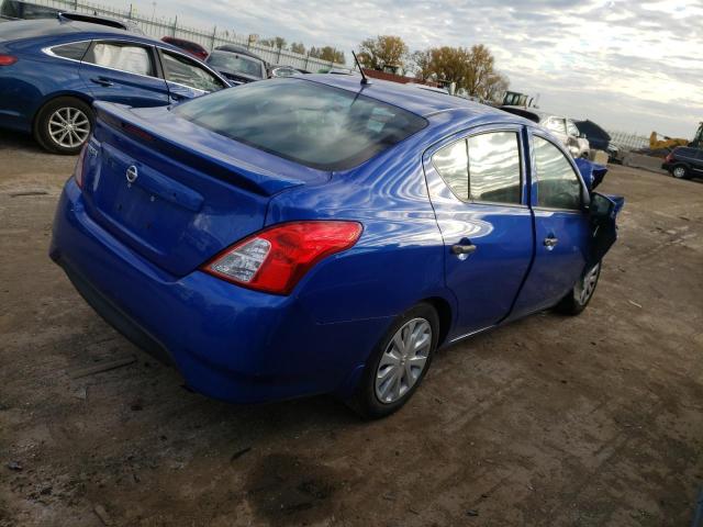 3N1CN7AP3HL818861 - 2017 NISSAN VERSA S/S BLUE photo 4