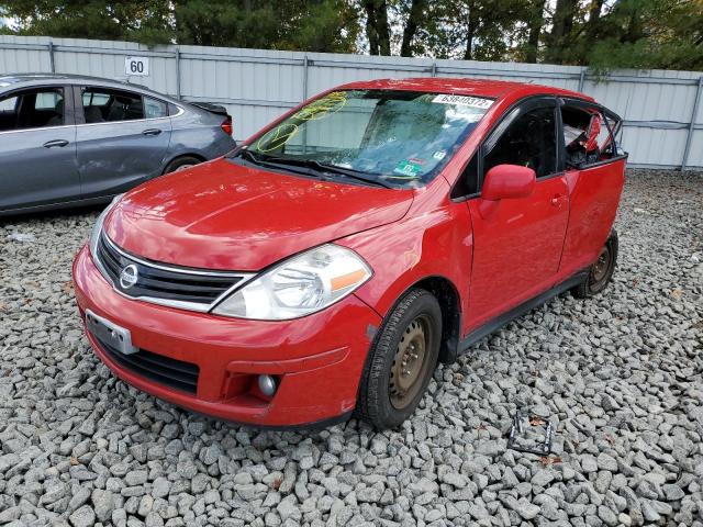 3N1BC1CP4AL455374 - 2010 NISSAN VERSA RED photo 2