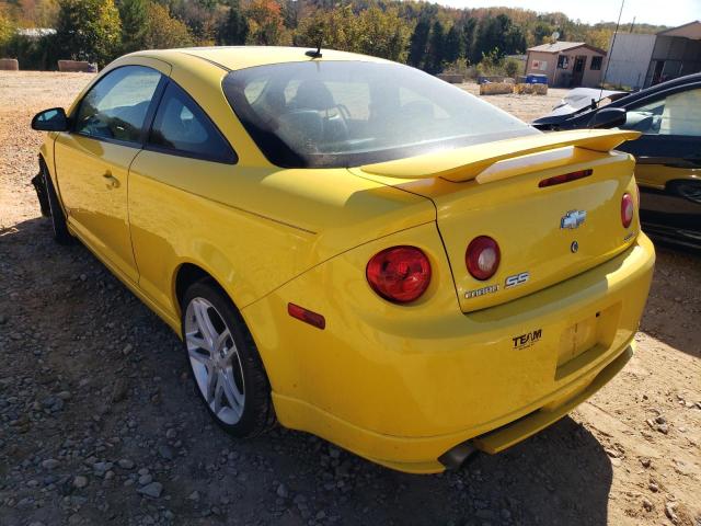 1G1AP18X197251145 - 2009 CHEVROLET COBALT SS YELLOW photo 3