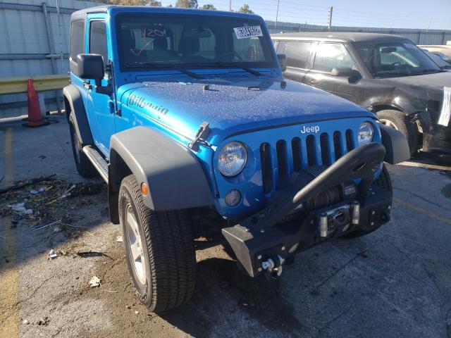 1C4AJWAG0FL719210 - 2015 JEEP WRANGLER S BLUE photo 1