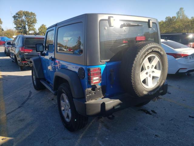 1C4AJWAG0FL719210 - 2015 JEEP WRANGLER S BLUE photo 3
