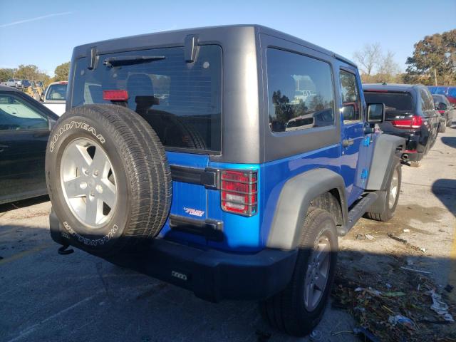 1C4AJWAG0FL719210 - 2015 JEEP WRANGLER S BLUE photo 4