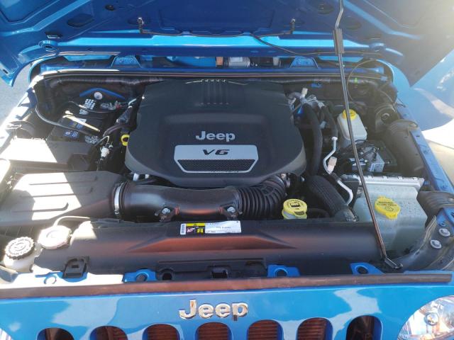 1C4AJWAG0FL719210 - 2015 JEEP WRANGLER S BLUE photo 7