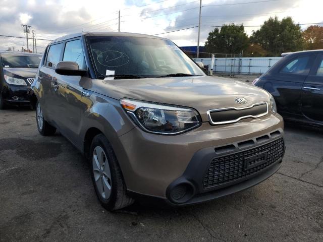 KNDJN2A21F7111870 - 2015 KIA SOUL BROWN photo 1