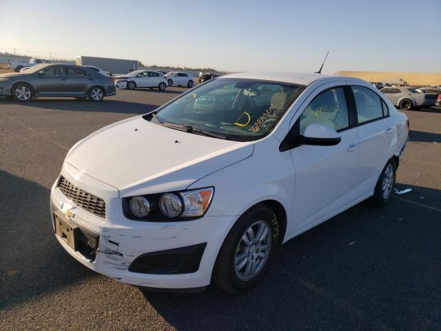 1G1JB5SH9C4140438 - 2012 CHEVROLET SONIC LS WHITE photo 2