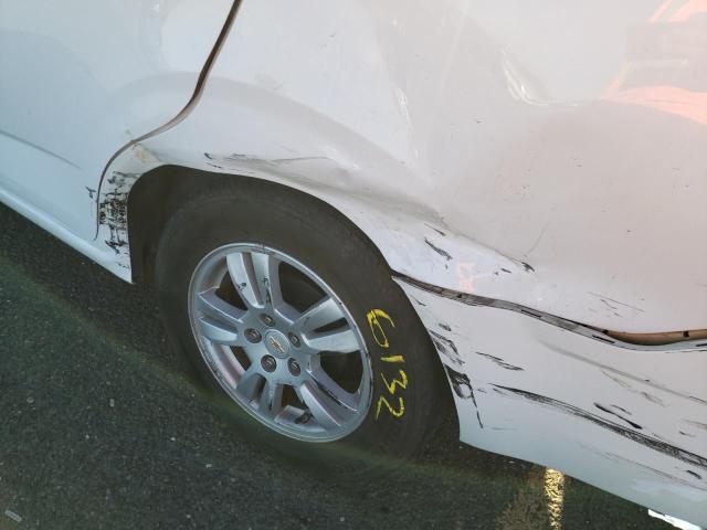 1G1JB5SH9C4140438 - 2012 CHEVROLET SONIC LS WHITE photo 9