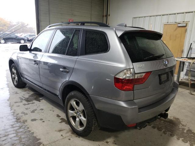 WBXPC93478WJ17000 - 2008 BMW X3 3.0SI GRAY photo 3