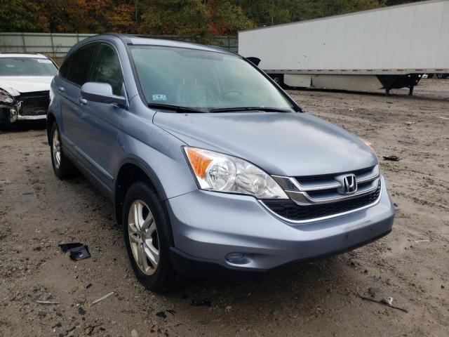 JHLRE4H72BC009126 - 2011 HONDA CR-V EXL BLUE photo 1