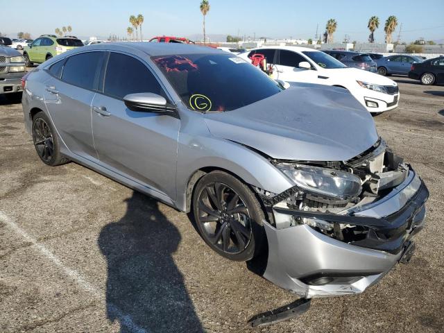 2HGFC2F89MH505578 - 2021 HONDA CIVIC SPOR 银色 照片 1
