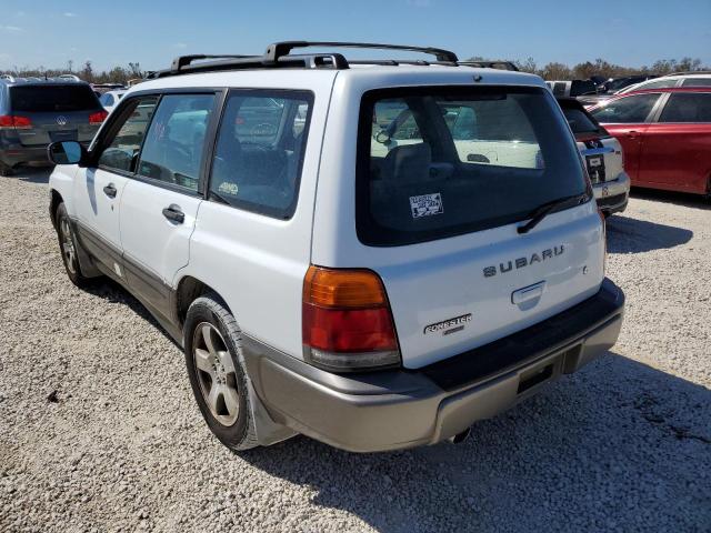 JF1SF6559YH700553 - 2000 SUBARU FORESTER S WHITE photo 3