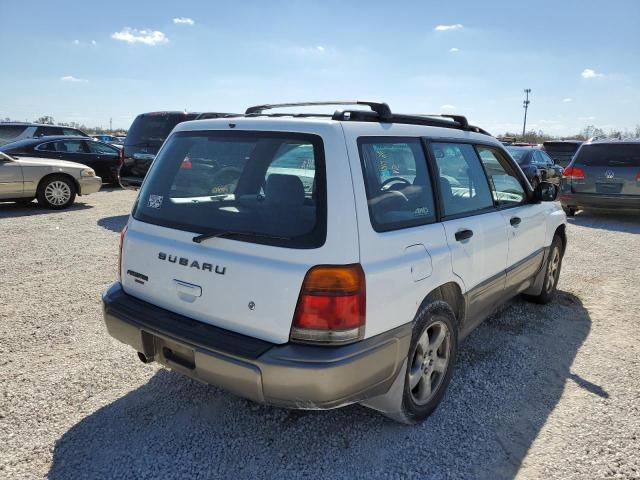 JF1SF6559YH700553 - 2000 SUBARU FORESTER S WHITE photo 4