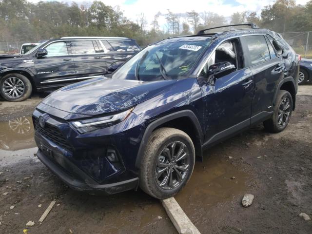 4T3B6RFV6NU094581 - 2022 TOYOTA RAV4 XLE P BLUE photo 9