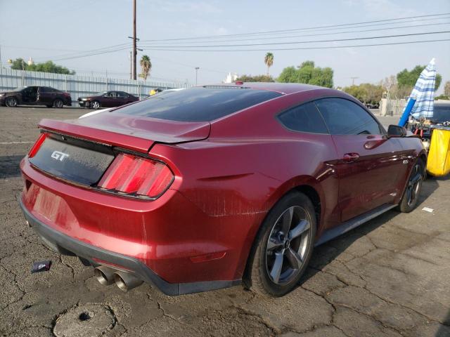 1FA6P8CF3F5413794 - 2015 FORD MUSTANG GT RED photo 4