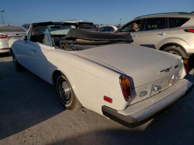 SCAZD42A7DCX06385 - 1983 ROLLS-ROYCE CORNICHE WHITE photo 3