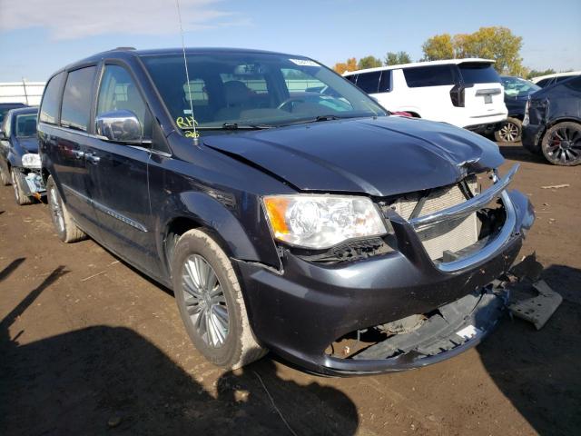 2C4RC1CG3ER365475 - 2014 CHRYSLER TOWN & COU BLACK photo 1