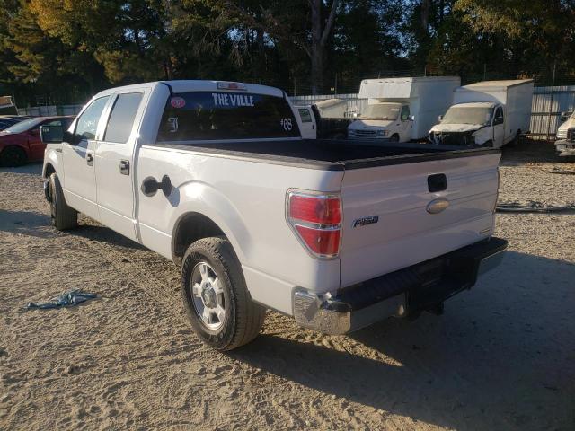 1FTFW1CF1BFB11039 - 2011 FORD F150 SUPER WHITE photo 3