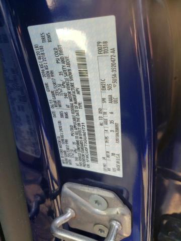 1FMCU0F73GUA01731 - 2016 FORD ESCAPE S BLUE photo 10