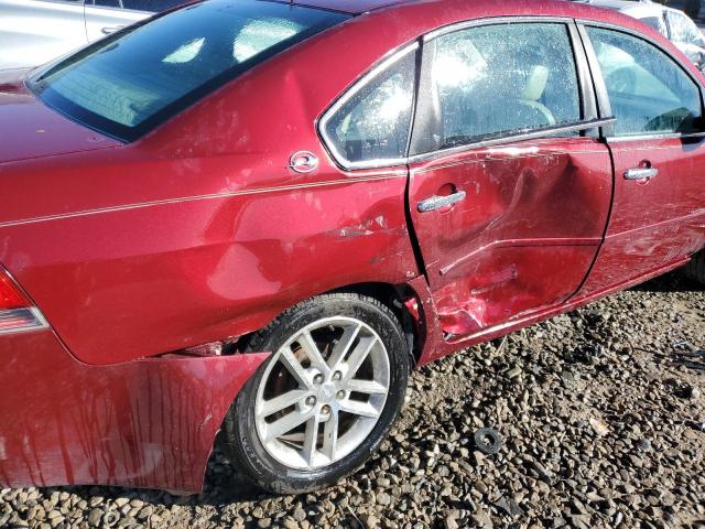 2G1WU583089267532 - 2008 CHEVROLET IMPALA LTZ RED photo 9