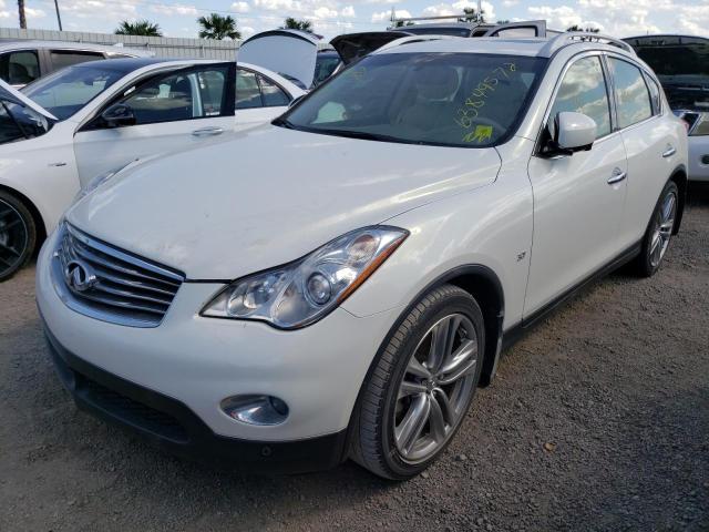 JN1BJ0HP8EM210100 - 2014 INFINITI QX50 WHITE photo 2