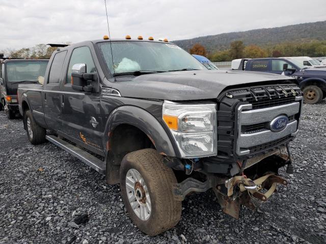 1FT8W3BT3GEA71653 - 2016 FORD F350 SUPER GRAY photo 1