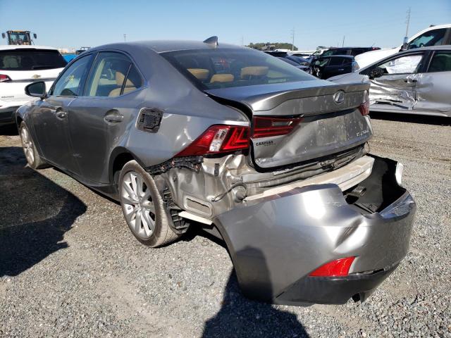 JTHBA1D20G5017836 - 2016 LEXUS IS 200T GRAY photo 3