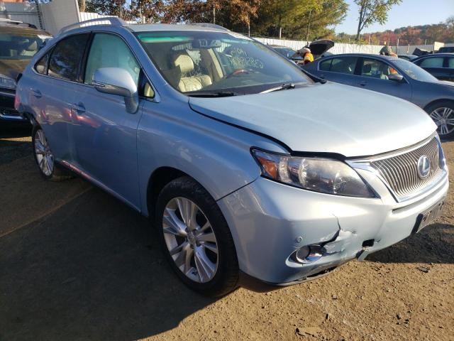 JTJBC1BA6C2433159 - 2012 LEXUS RX 450 BLUE photo 1