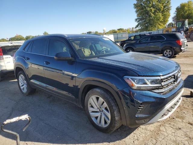 1V26E2CA7LC214626 - 2020 VOLKSWAGEN ATLAS CROS Синий фото 1