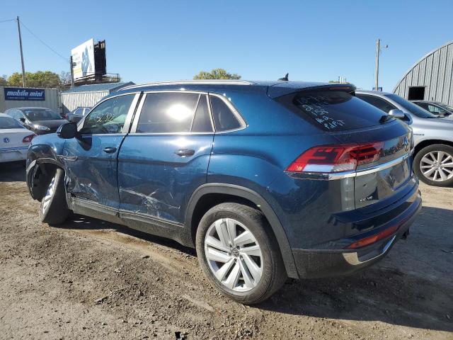 1V26E2CA7LC214626 - 2020 VOLKSWAGEN ATLAS CROS BLUE photo 3