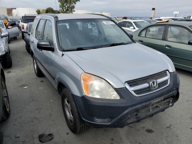 JHLRD78462C054516 - 2002 HONDA CR-V LX SILVER photo 1