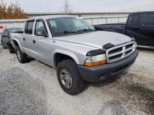 1D7HG38X93S230183 - 2003 DODGE DAKOTA QUA SILVER photo 1