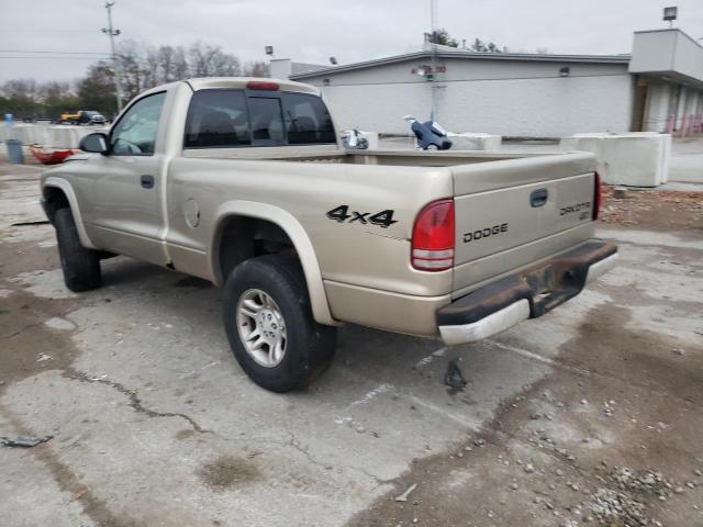 1D7GG16KX4S609492 - 2004 DODGE DAKOTA SXT TAN photo 3