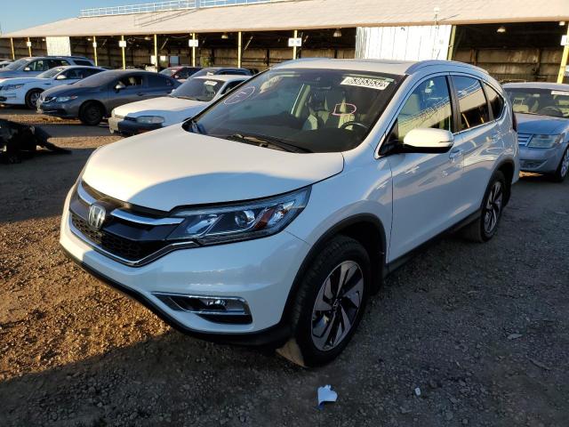 5J6RM4H90FL131260 - 2015 HONDA CR-V TOURI WHITE photo 2