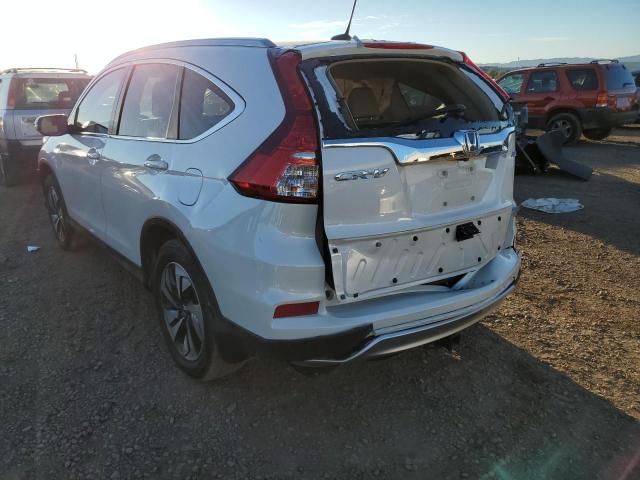 5J6RM4H90FL131260 - 2015 HONDA CR-V TOURI WHITE photo 3