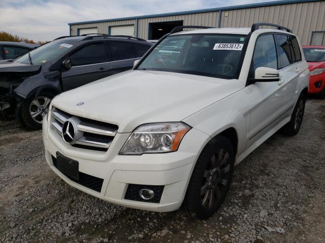 WDCGG8HB0BF612353 - 2011 MERCEDES-BENZ GLK 350 4M WHITE photo 2