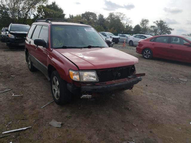 JF1SF6551WH701497 - 1998 SUBARU FORESTER S RED photo 1