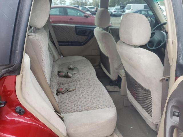 JF1SF6551WH701497 - 1998 SUBARU FORESTER S RED photo 6