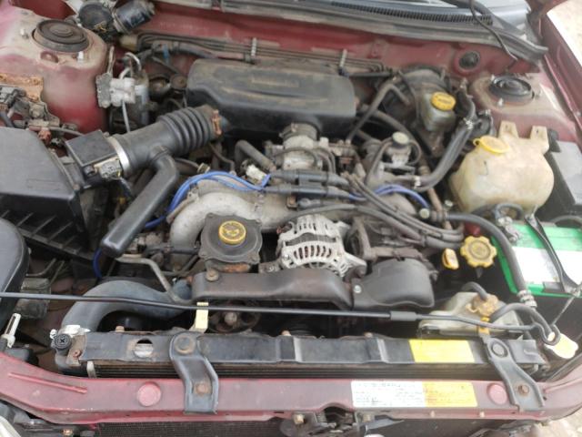 JF1SF6551WH701497 - 1998 SUBARU FORESTER S RED photo 7