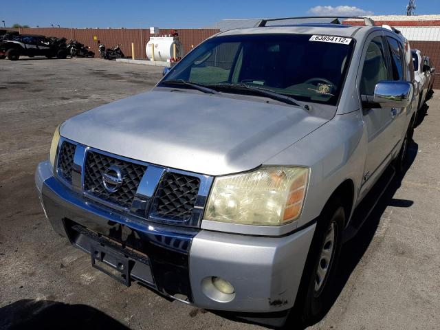 5N1AA08A66N730615 - 2006 NISSAN ARMADA SE SILVER photo 2