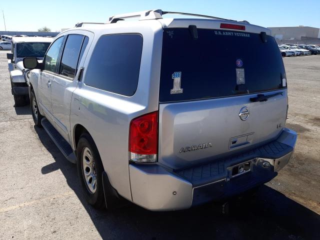 5N1AA08A66N730615 - 2006 NISSAN ARMADA SE SILVER photo 3